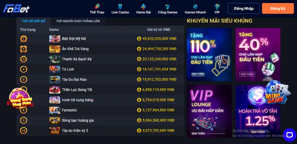 Bắn cá 77win